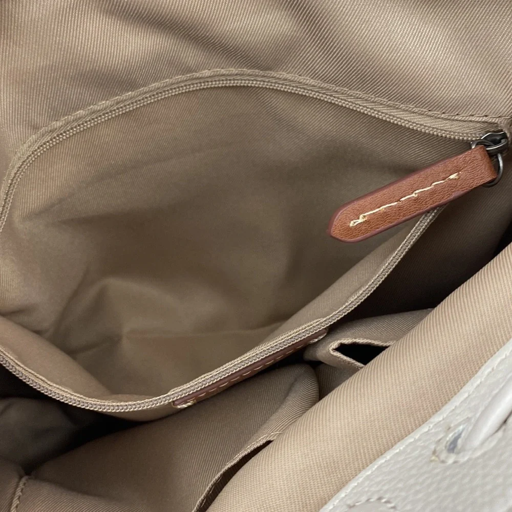 The Sak genuine leather drawstring crossbody handbag with magnetic closure NWT! - Picture 8 of 16